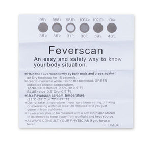Fever scan strip